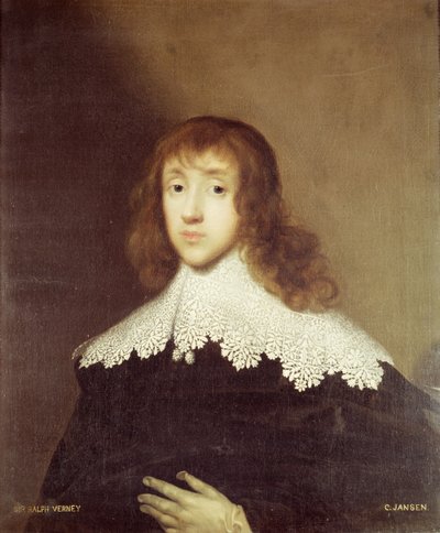 Portret van Sir Ralph Verney (1613-96) door Cornelius Janssen van Ceulen